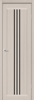 Двери Leador Doors Verona нестандартная Черное стекло