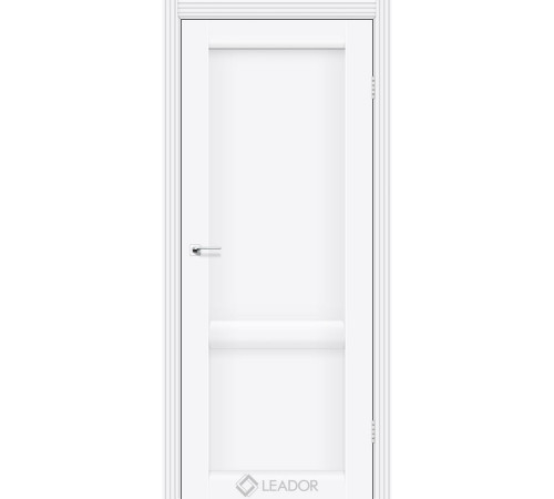 Межкомнатные Двери Leador Doors Laura LR-02 белый матовый ПВХ плёнка