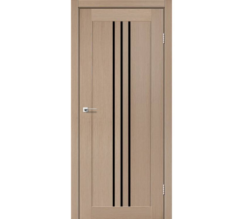 Межкомнатные Двери Leador Doors Verona Черное стекло ПВХ плёнка