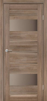 Двери Leador Doors Arona Сатин бронза серое дерево