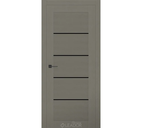 Двери Leador Premium Aurora Lacobel черный