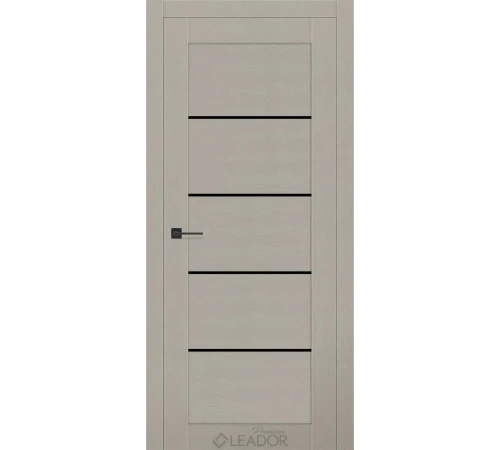 Двери Leador Premium Aurora Lacobel черный