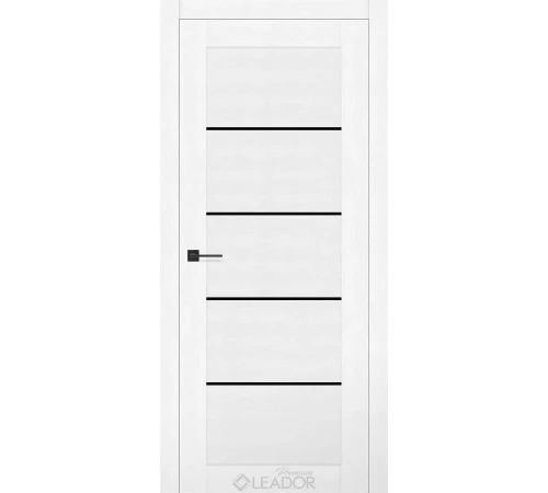 Двери Leador Premium Aurora Lacobel черный
