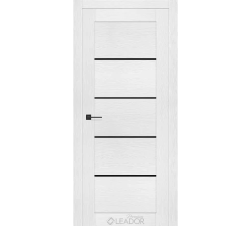 Двери Leador Premium Aurora Lacobel черный