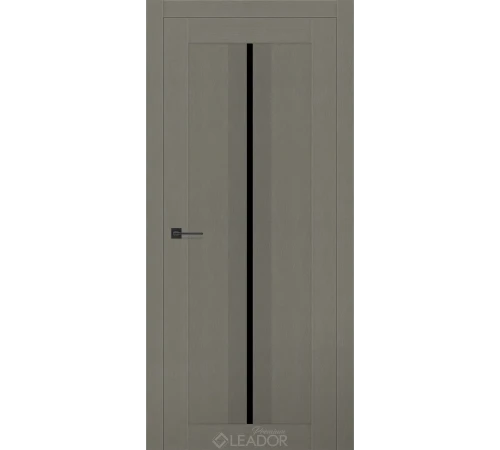 Двери Leador Premium Gardenia Lacobel черный
