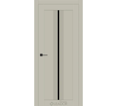 Двери Leador Premium Gardenia Lacobel черный