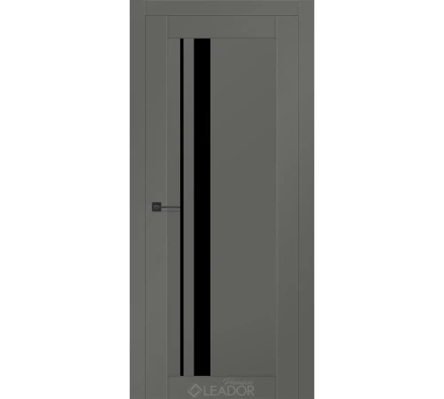 Двери Leador Premium Viola Lacobel черный