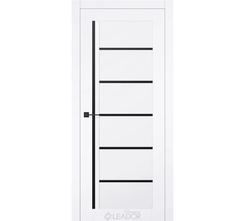 Двери Leador Premium CARAT-01 Lacobel черный