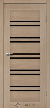 Двери Leador Doors Sicilia Черное стекло