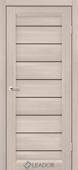 Двери Leador Doors Neapol монблан Черное стекло