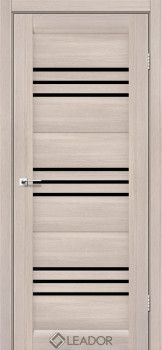 Двери Leador Doors Sovana монблан Черное стекло