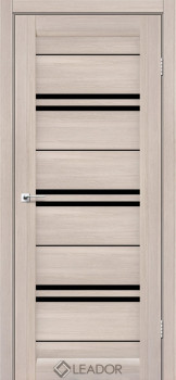 Двери Leador Doors Malta монблан Черное стекло