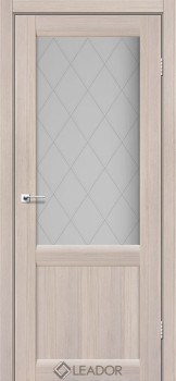 Двери Leador Doors Laura LR-01 сатин белый монблан