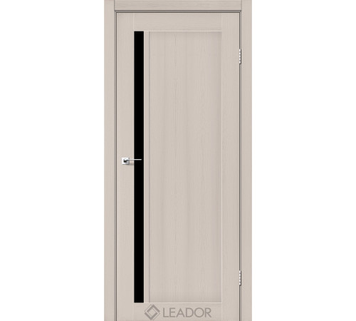 Межкомнатные Двери Leador Doors Toskana Черное стекло ПВХ плёнка
