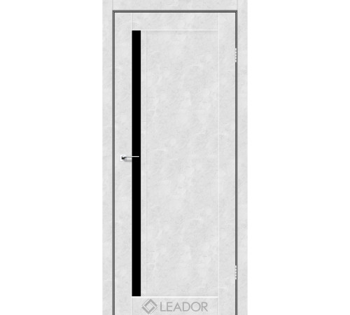 Межкомнатные Двери Leador Doors Toskana Черное стекло ПВХ плёнка