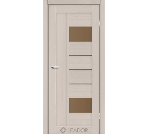 Межкомнатные Двери Leador Doors Como сатин бронза ПВХ плёнка