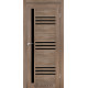 Межкомнатные Двери Leador Doors Compania Черное стекло ПВХ плёнка
