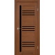 Межкомнатные Двери Leador Doors Compania Черное стекло ПВХ плёнка