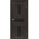 Межкомнатные Двери Leador Doors Rona Черное стекло ПВХ плёнка