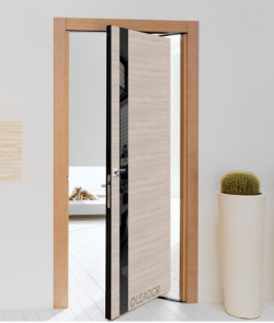 Роторные Двери Leador Doors ASTI GLASS монблан
