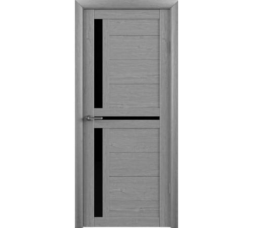 Межкомнатные Двери Luxdoors Tina Черное стекло ПВХ плёнка