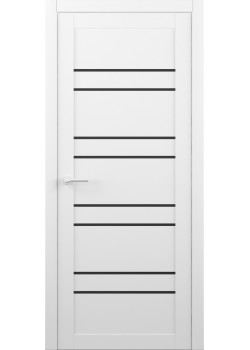 Двері Luxdoors Дублін Чорне скло
