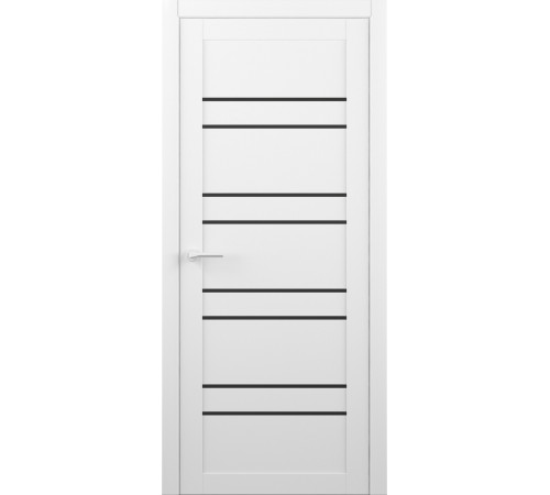 Межкомнатные Двери Luxdoors Дублин Черное стекло ПВХ плёнка