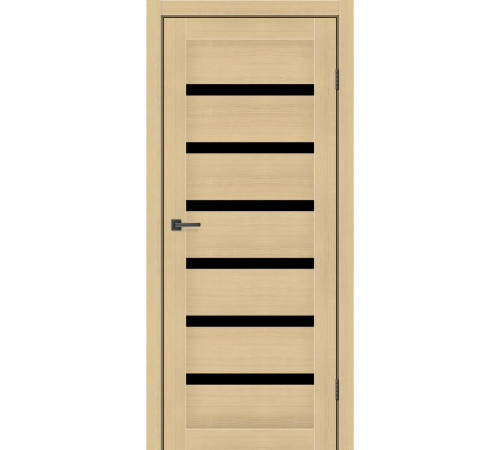 Межкомнатные Двери MSDoors Fashion Holst LOUISIANA Черное стекло ПВХ плёнка