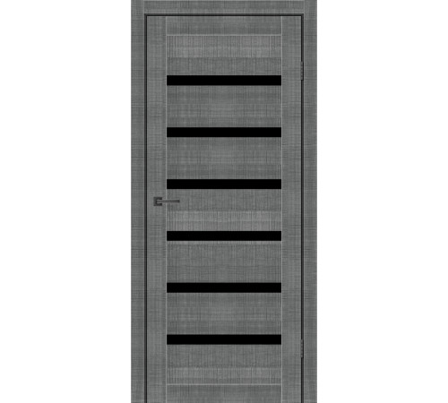Межкомнатные Двери MSDoors Fashion Holst LOUISIANA Черное стекло ПВХ плёнка