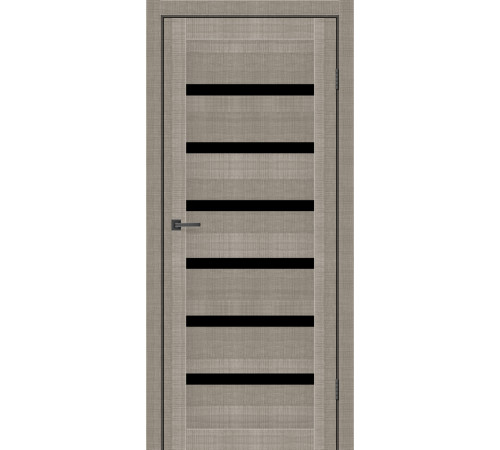 Межкомнатные Двери MSDoors Fashion Holst LOUISIANA Черное стекло ПВХ плёнка