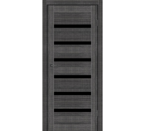 Межкомнатные Двери MSDoors Fashion Holst LOUISIANA Черное стекло ПВХ плёнка