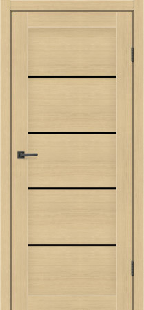 Межкомнатные Двери MSDoors Fashion Holst MONTANA Черное стекло ПВХ плёнка