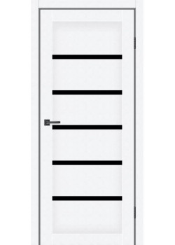 Двері MSDoors Eko Texas Чорне скло