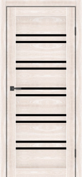 Двері MSDoors Eko Atlanta Чорне скло
