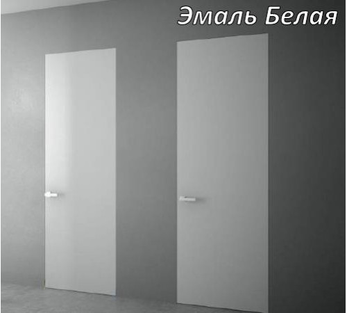 Двери Скрытого Монтажа Omega Эмаль белая