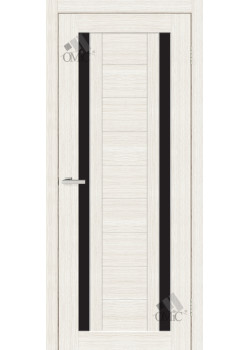 Двери Омис Cortex Deco 02 Черное стекло
