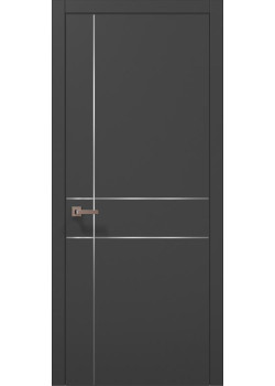 Двері Папа Карло Plato PL-30 темно-сірий супермат