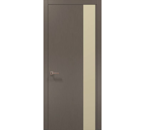 Двері Папа Карло Plato PL-05 шовк трюфель