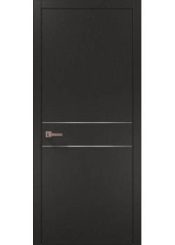 Двері Папа Карло Plato PL-07 шовк графіт