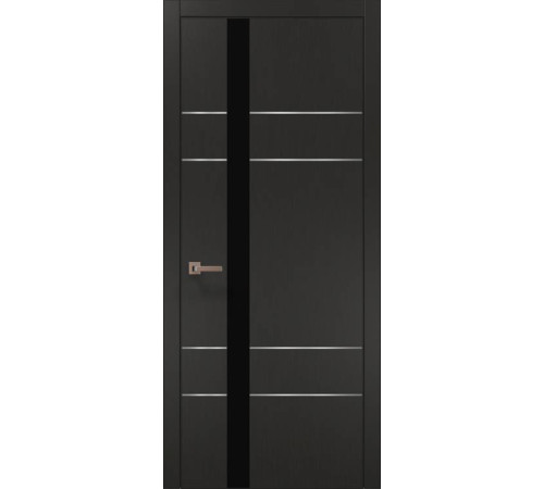 Двери Папа Карло Plato PL-10 шелк графит