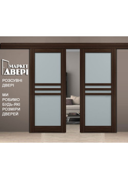 Розсувні Двері Папа Карло Millenium Подвійні двері ML-30 Papa Carlo