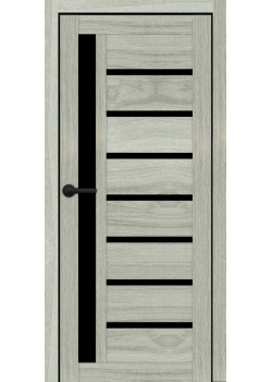 Двері Portalino Doors PL-PVC-01 Чорне скло