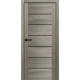 Межкомнатные Двери Portalino Doors PL-PVC-08 Черное стекло ПВХ плёнка