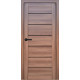 Межкомнатные Двери Portalino Doors PL-PVC-08 Черное стекло ПВХ плёнка