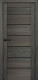 Міжкімнатні Двері Portalino Doors PL-PVC-08 Чорне скло ПВХ плівка