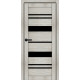 Міжкімнатні Двері Portalino Doors PL-ECO-04 Чорне скло Ламінатин