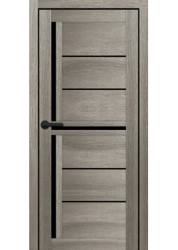 Двері Portalino Doors PL-PVC-06 Чорне скло
