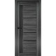 Міжкімнатні Двері Portalino Doors PL-ECO-14 Чорне скло Ламінатин
