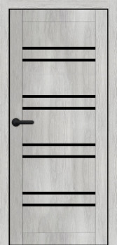 Двері Portalino Doors PL-ECO-18 Чорне скло