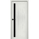 Міжкімнатні Двері Portalino Doors PL-ECO-24 Чорне скло Ламінатин